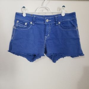 Miss me Royal Blue Jean Shorts